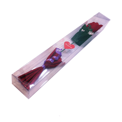 Red Rose in a Gift Box for Lover