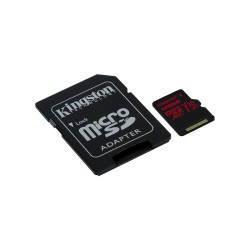 Kingston 128GB Canvas React SDXC V30 100MB/s 80MB/s microSD Memory Card