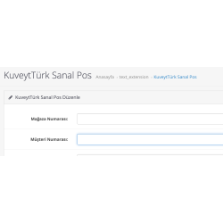 Kuwait Turk virtual pos mode 3.x